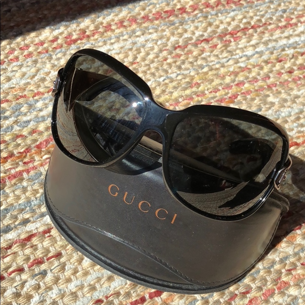Gucci Oversized Black Sunglasses